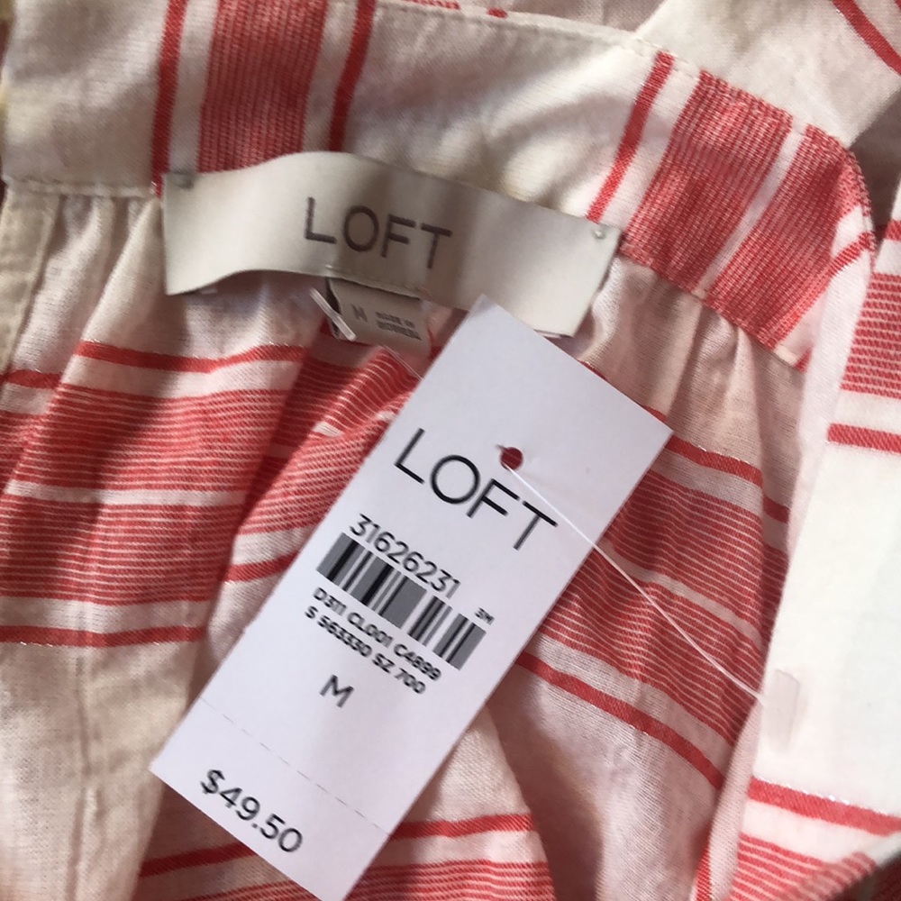 *NWT* Loft | Striped Blouse - Picture 5 of 5